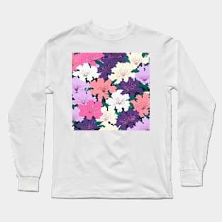 azalea flowers Pattern Long Sleeve T-Shirt